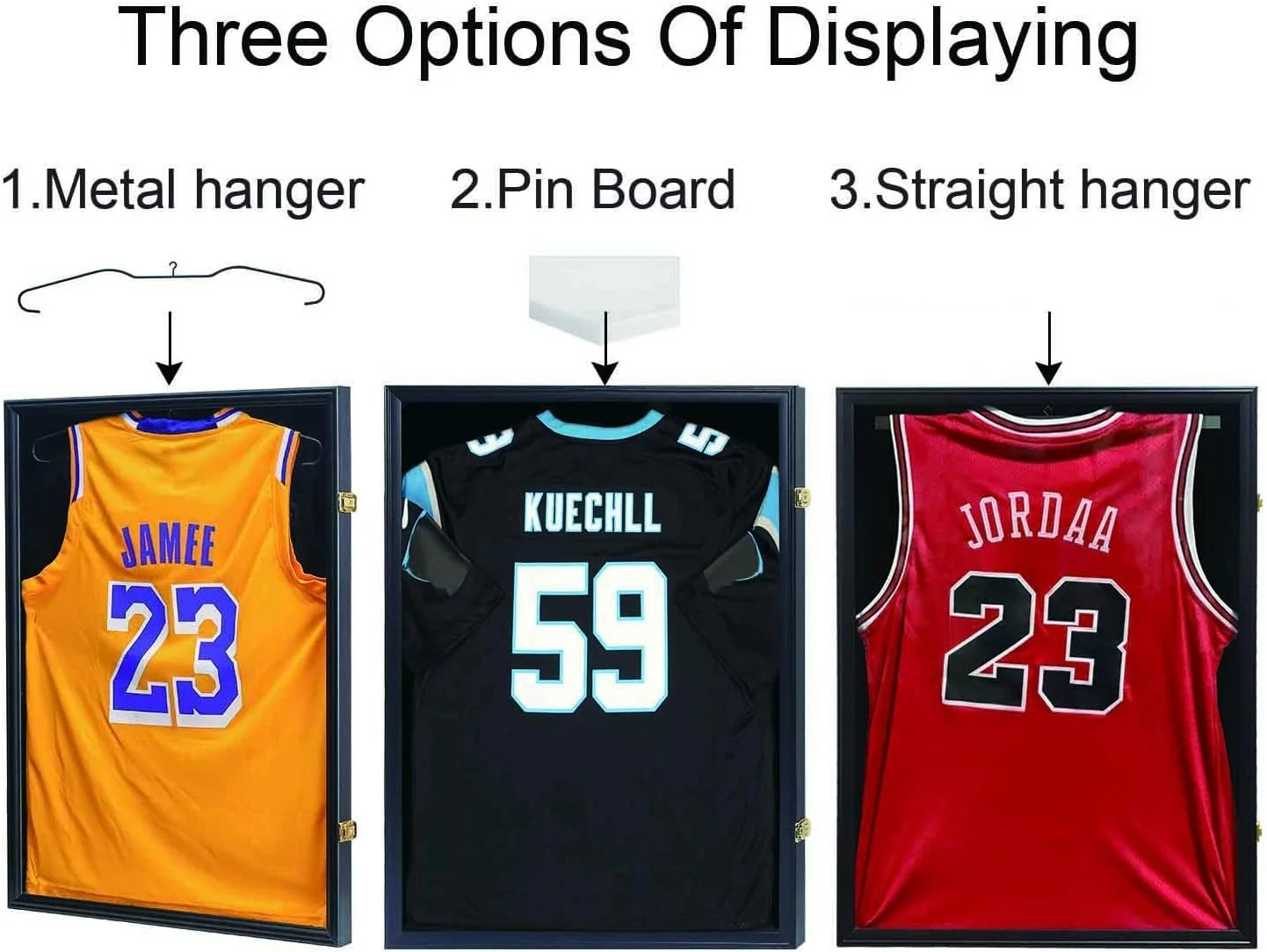 Jersey Frame New Classic Custom Wood Jersey Frame Display Case Lockable