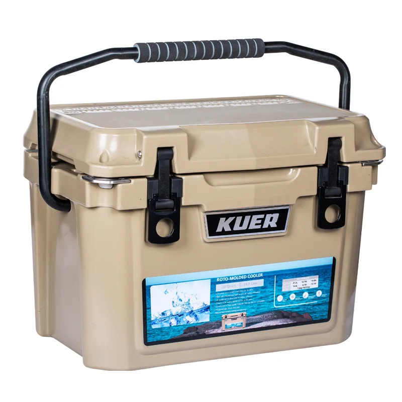 Waterproof Ecofriendly Securely Sealed Cooler Box 20qt Durable Outdoor