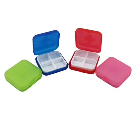 Пластиковый контейнер для лекарств, небольшой контейнер для еженедельных таблеток, коробка для ежедневного хранения лекарств, для путешествий на открытом воздухе