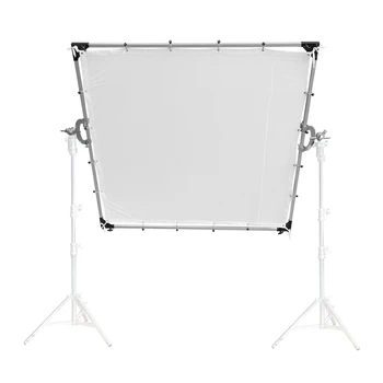 E-IMAGE EF-50 180*180cm Reflector Photography Square Aluminum Tube Butterfly Frames with Diffusion Cloth Photo Accessories
