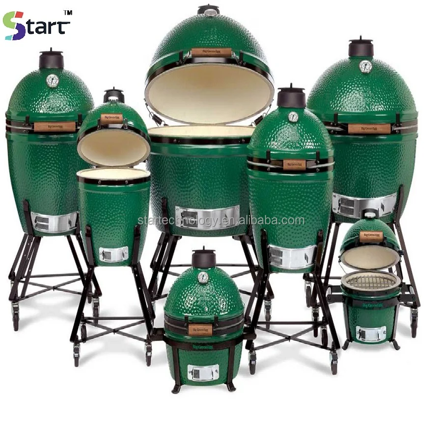 Ceramic Kamado Barbecue Charcoal Grill Heavy Duty Ceramic Barbecue