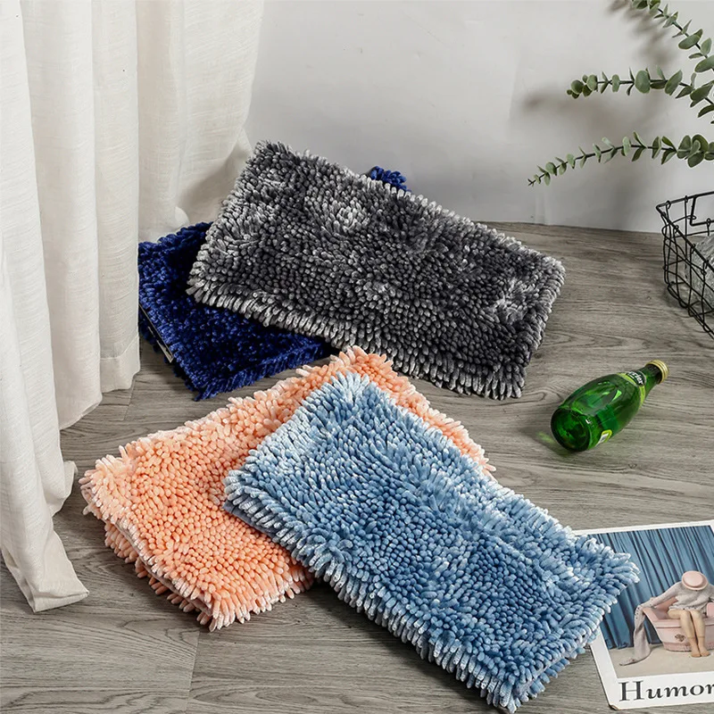 Luxury Chenille Bath Mats - Soft, Absorbent, and Non Slip