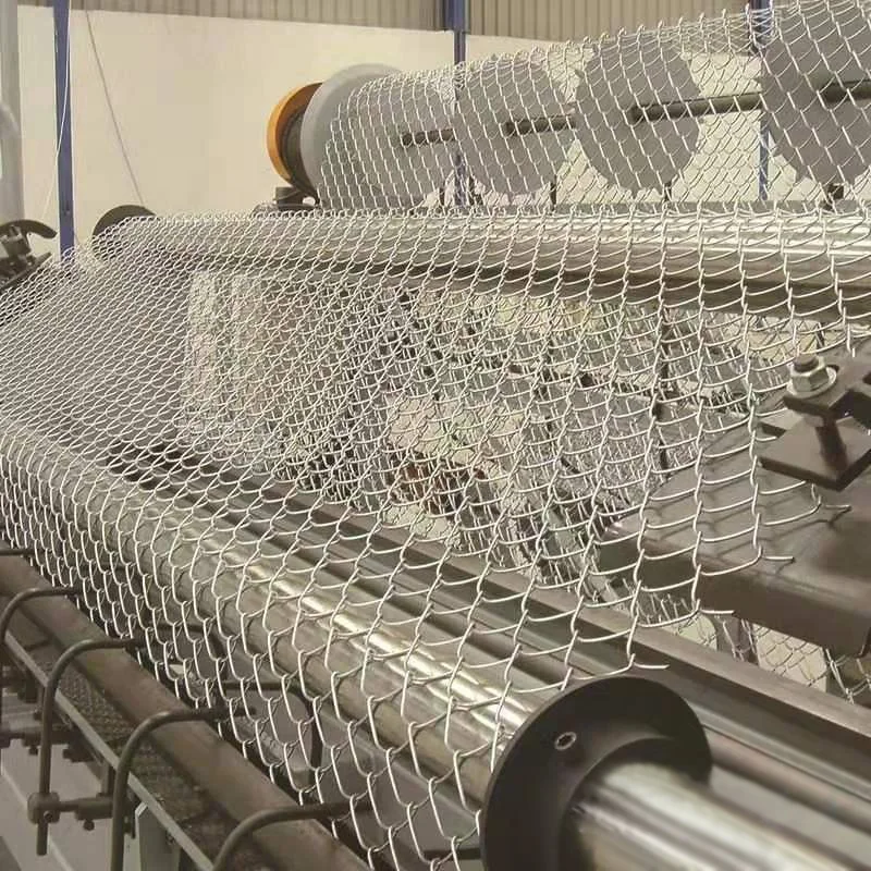 Green Chain Link Fence Wire Mesh Galvanized Chain Link Fence