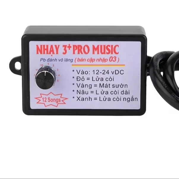 Truck Rapid Relay Nhay 3pro Music Relay Tunebox Horn Controller for Truck and Car Alarms Buzzers Sirens Motor Tunebox