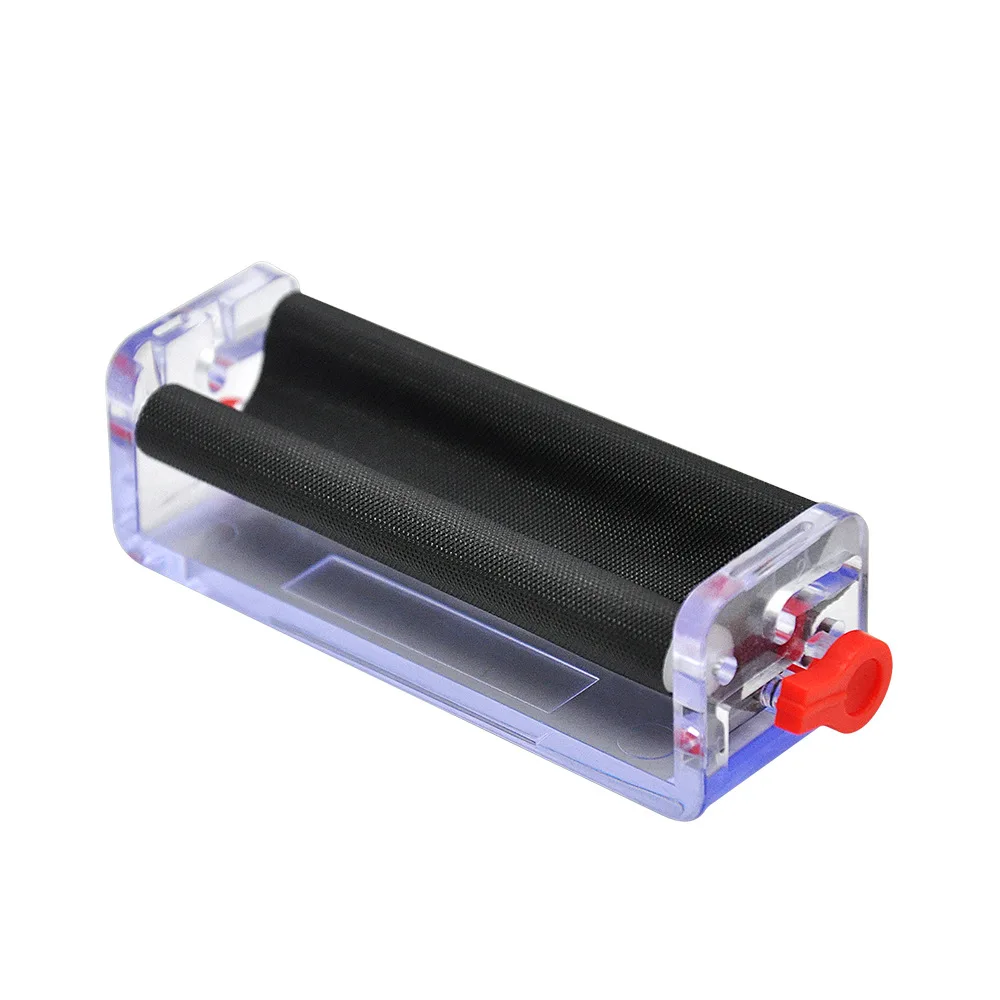 Rolling Paper Accessory 70mm Transparent Adjustable Hand Muller Roller Plastic Tobacco Roller Cigarette Rolling Machine