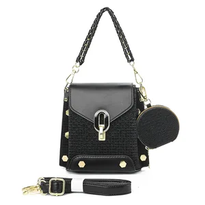 2026 New Small Square Bag Adjustable Shoulder Strap Fashion Handbag Shoulder Crossbody Bag Women's HANDBag with Zipper