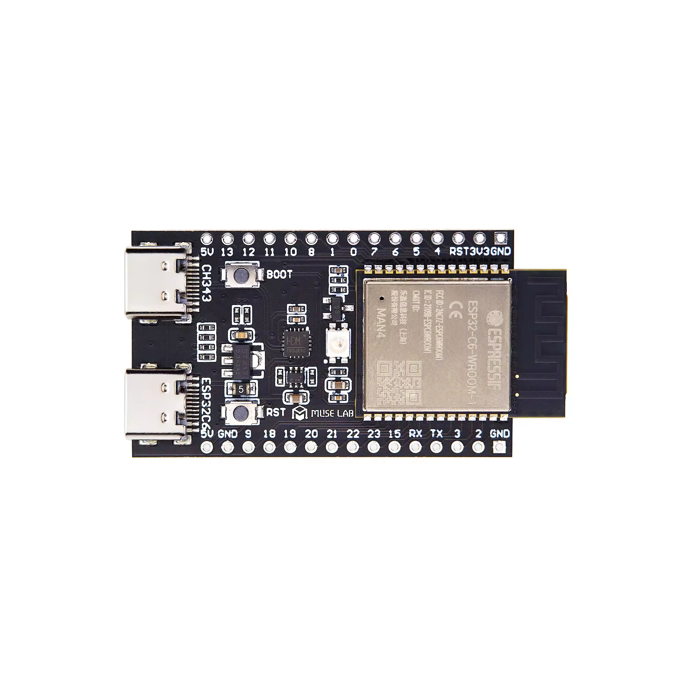 Esp32-c6-wroom-1-n16 Esp32-c6 Development Board Core Board Iot Wifi ...