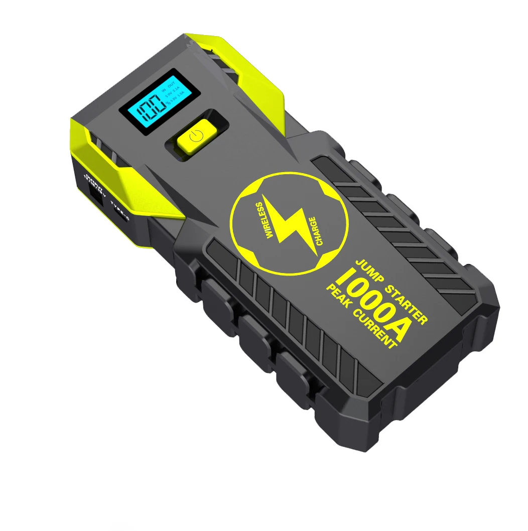 Портативный автомобильный Пуск 16000Mah 4 Usb Батарея пусковой стартер Power