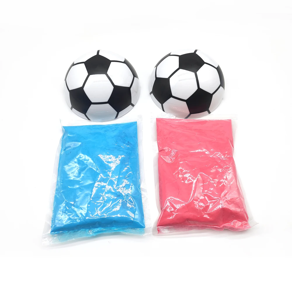 Heyha Baby Boy Girl Gender Reveal Party Soccer Ball Football Blue And