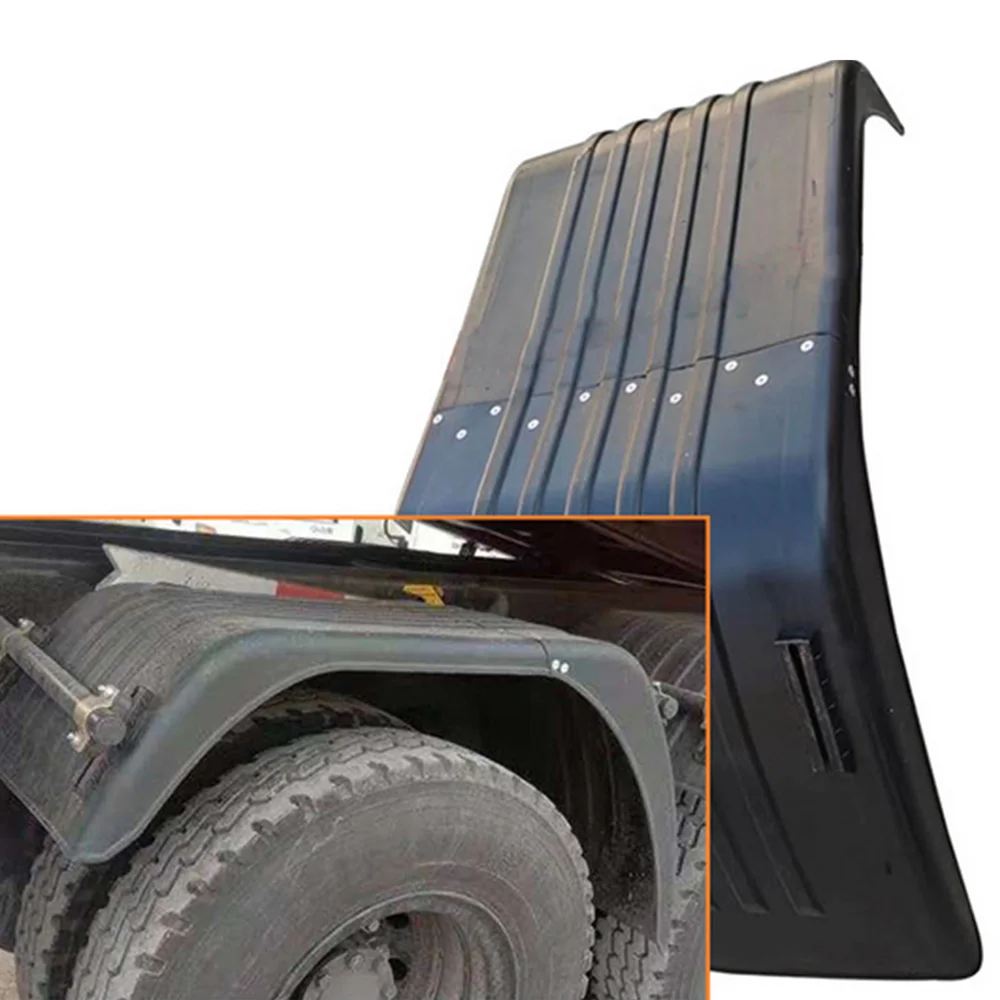 Plastic stainless Aluminium Alloy semi truck trailer double wheel mudguards fenders
