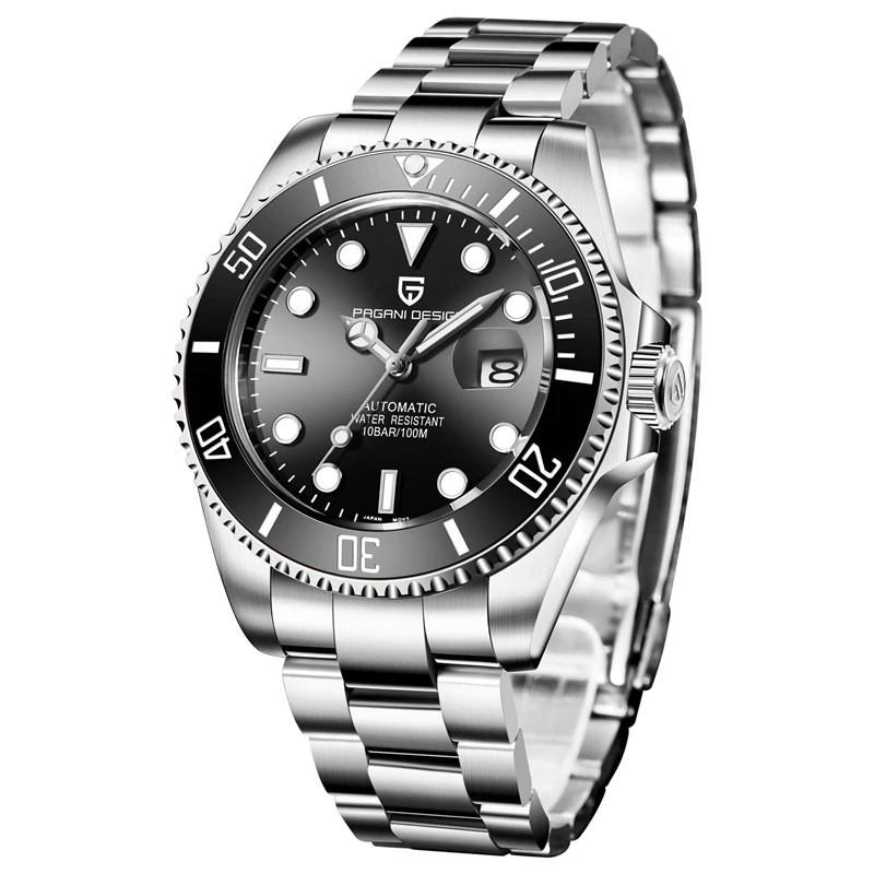 PAGANI DESIGN 1639 Stainless Steel Wrist Watches for Men