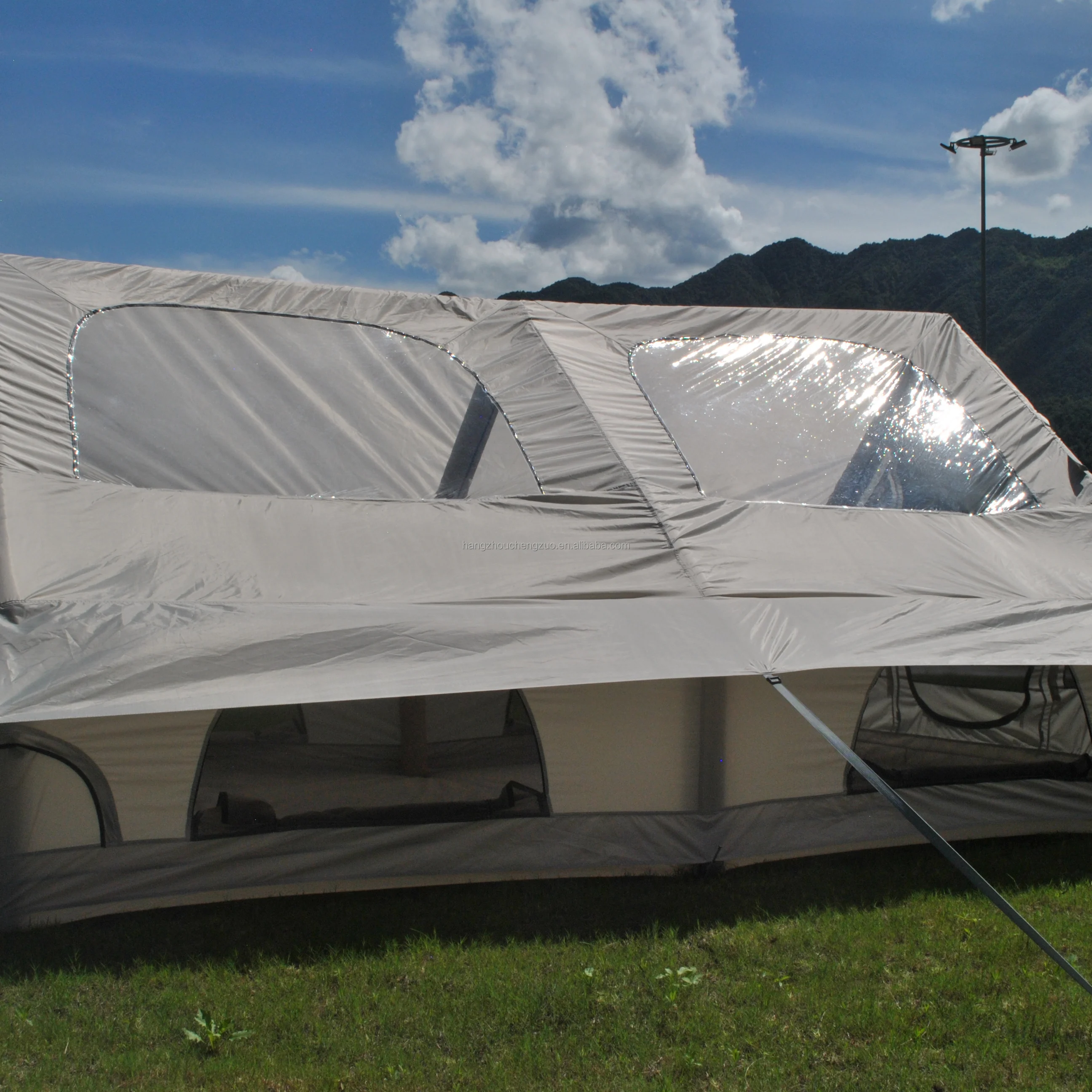 13' X 10' Aufblasbares Campingzelt für 8-10 Personen, Großes Aufblasbares Zelt, 4-Jahreszeiten Aufblasbare Zelte, Aufblasbares Kabinenzelt – Detail 2