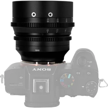 7artisans 50mm T2.0 Large Aperture Full Frame Cine Lens Manual Focus for Lei Ca L Sony E Canon R Nikon Z Mount Cinema Lens detail image
