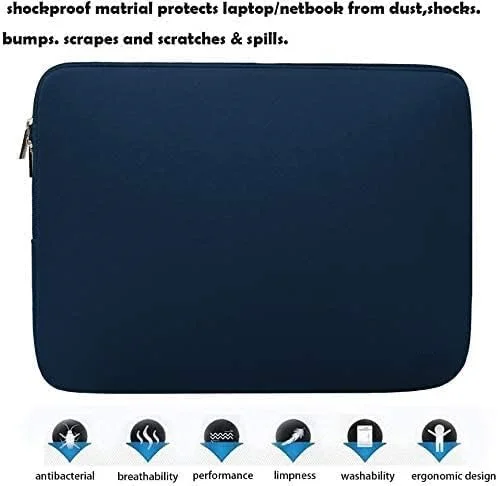 product resistant neoprene laptop sleeve notebook computer pocket case tablet briefcase business carrying bag for man-33