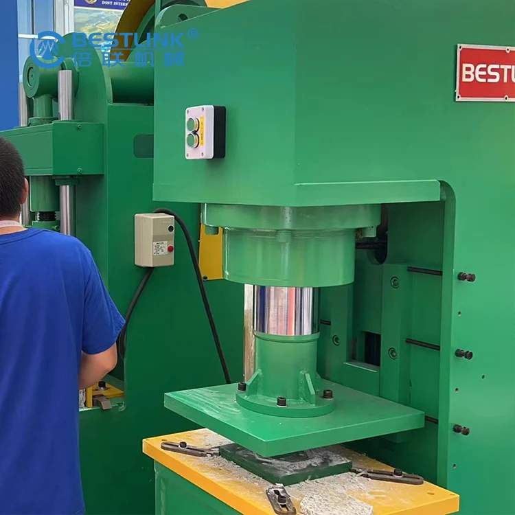 Granite Pressing Splitting Stamping Machine for Recycling Stone Waste From Xiamen Bestlink Factory