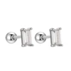 Rhodium Plated White