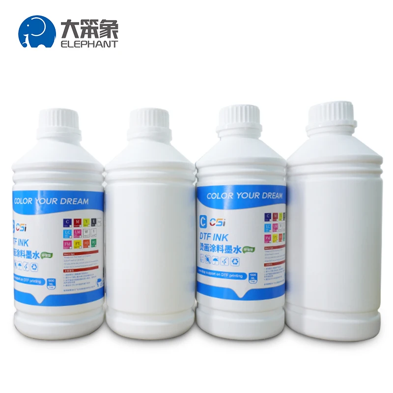 DTF Ink for Printers - CMYK and White - Factory Supply