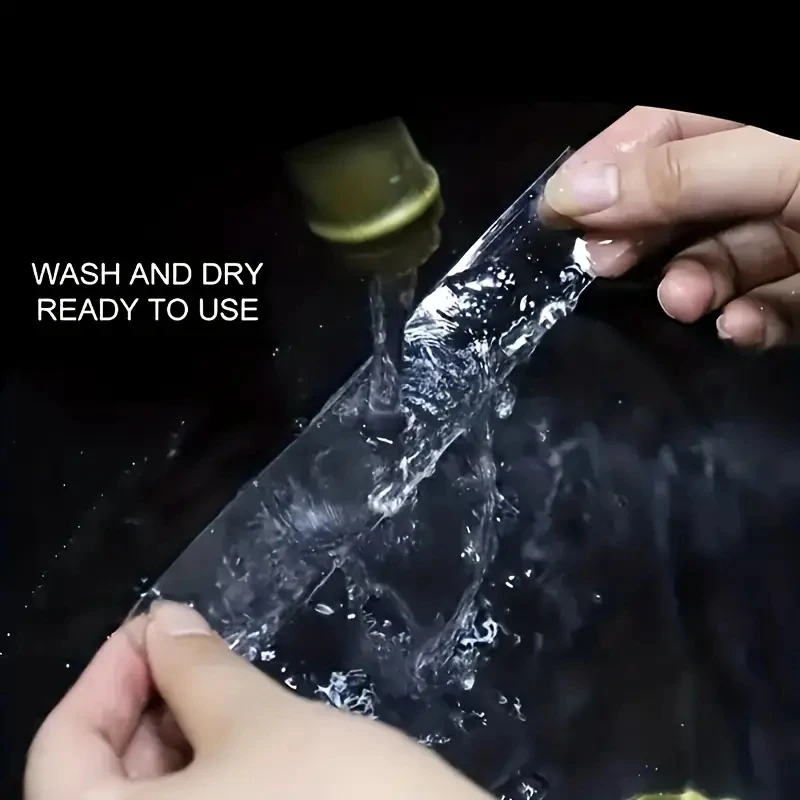 Clear Double Sided Nano Tape Bubble Kit Die Cut Washable Gel Grip Tape with Acrylic Sticky Adhesive Made of Polyester