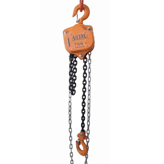 3 Ton Vital Chain Hoist Block and Tackle Japan Chain Block 20 Ton