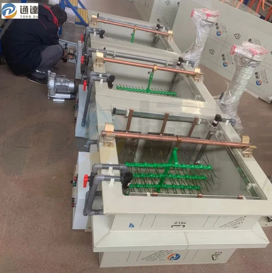 Small Anodizing Machine Titanium Anodizing Line Aluminum Anodizing Plant Rack Plating Machine