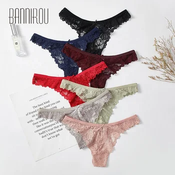 Wholesale panty ladies underwear cheap lace panties female lingerie sexy thong for women