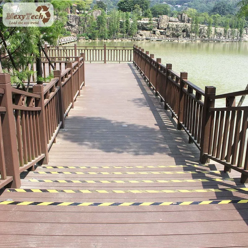 Garden Wpc Hollow Wood Plastic Composite  Floor Decking