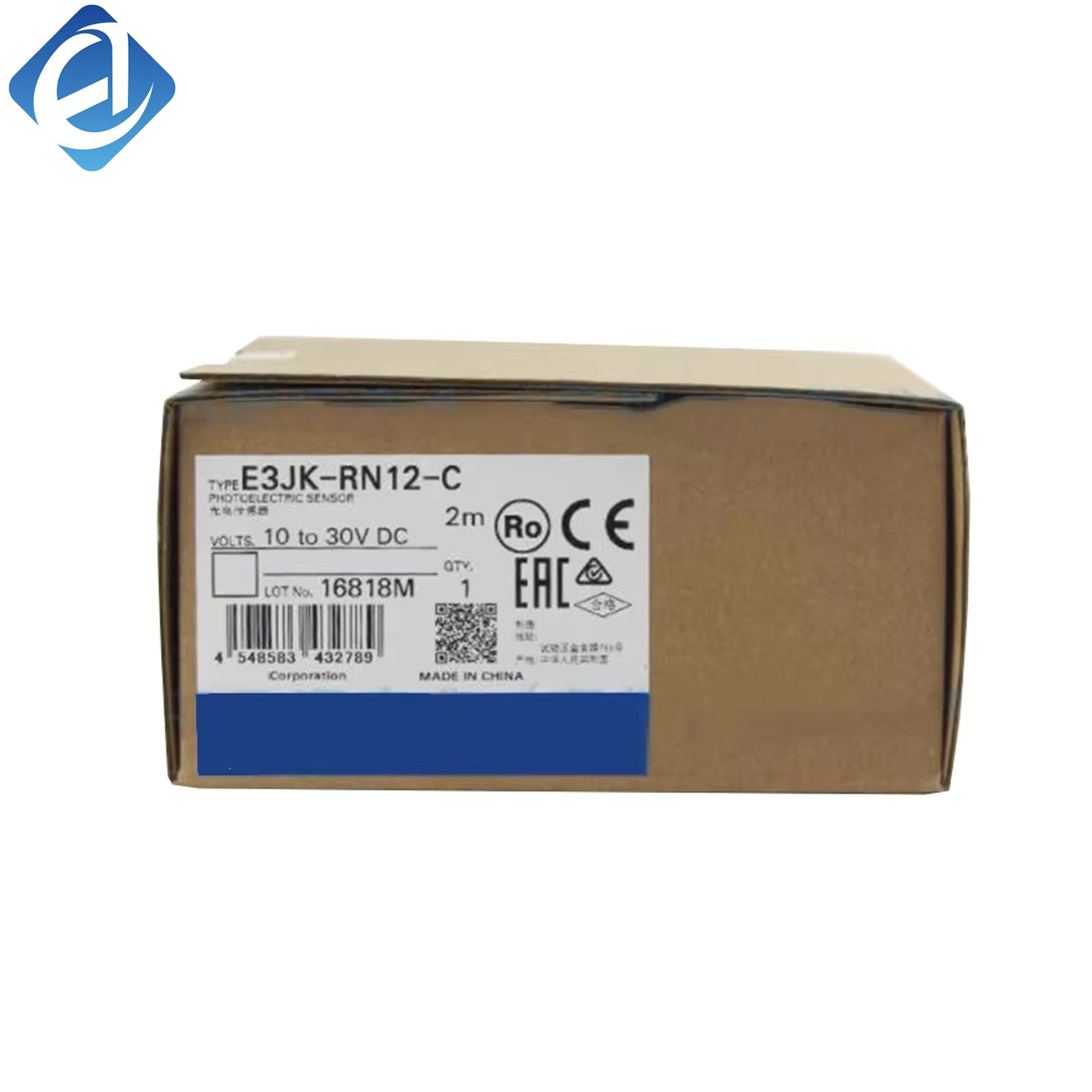 Nieuwe originele Omron E3JK-serie reflectief foto-elektrische sensor. Stabiele objectdetectie, sterke stofbestendigheid en goede aanpassingsvermogen aan de omgeving. Met betrouwbare signaaluitvoer, veel gebruikt bij detectie op productielijnen, telling en besturing, en positiebepaling van transportbanden