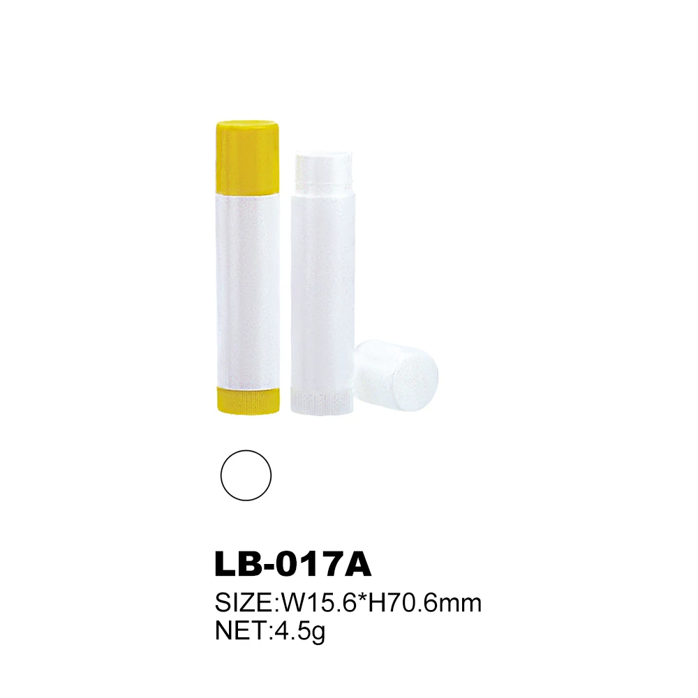 Lip Balm Container Cylinder White Lipbalm Tube Private Label Custom Tube Cheap Lip Balm Packaging