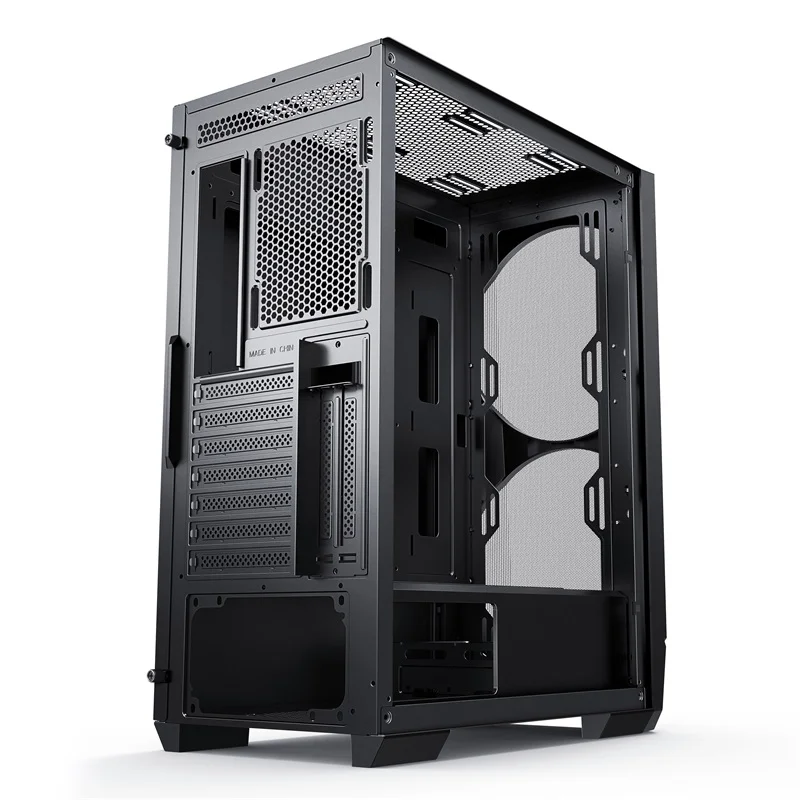 SAMA Gaming PC Case - Dual 20cm Fans, ATX/MATX Mid Tower