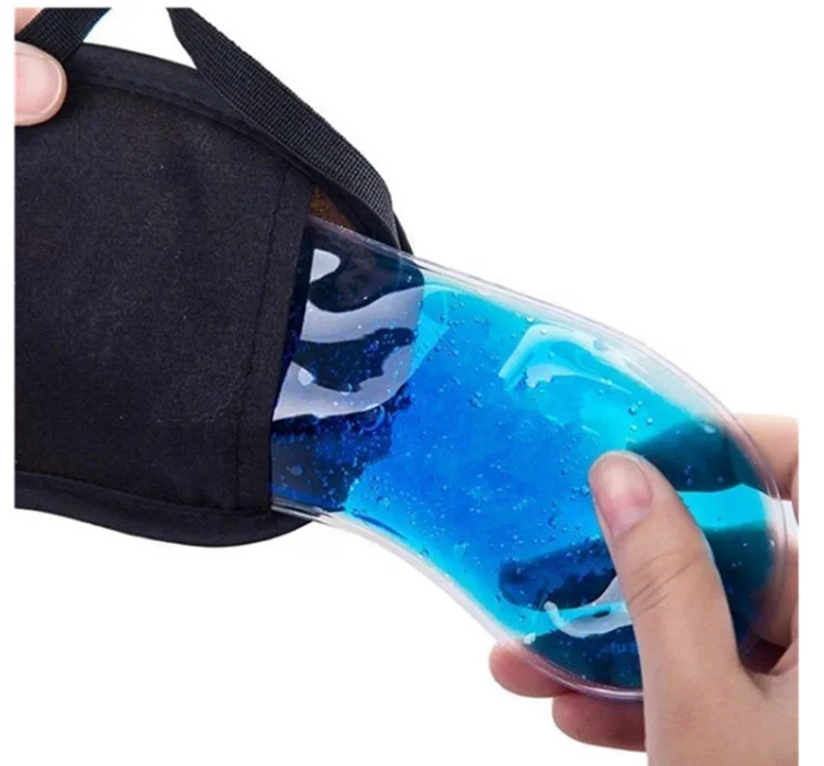 Customized Ice Pack Gel Hot Cold Patch Compress Adjustable Gel Eye Mask