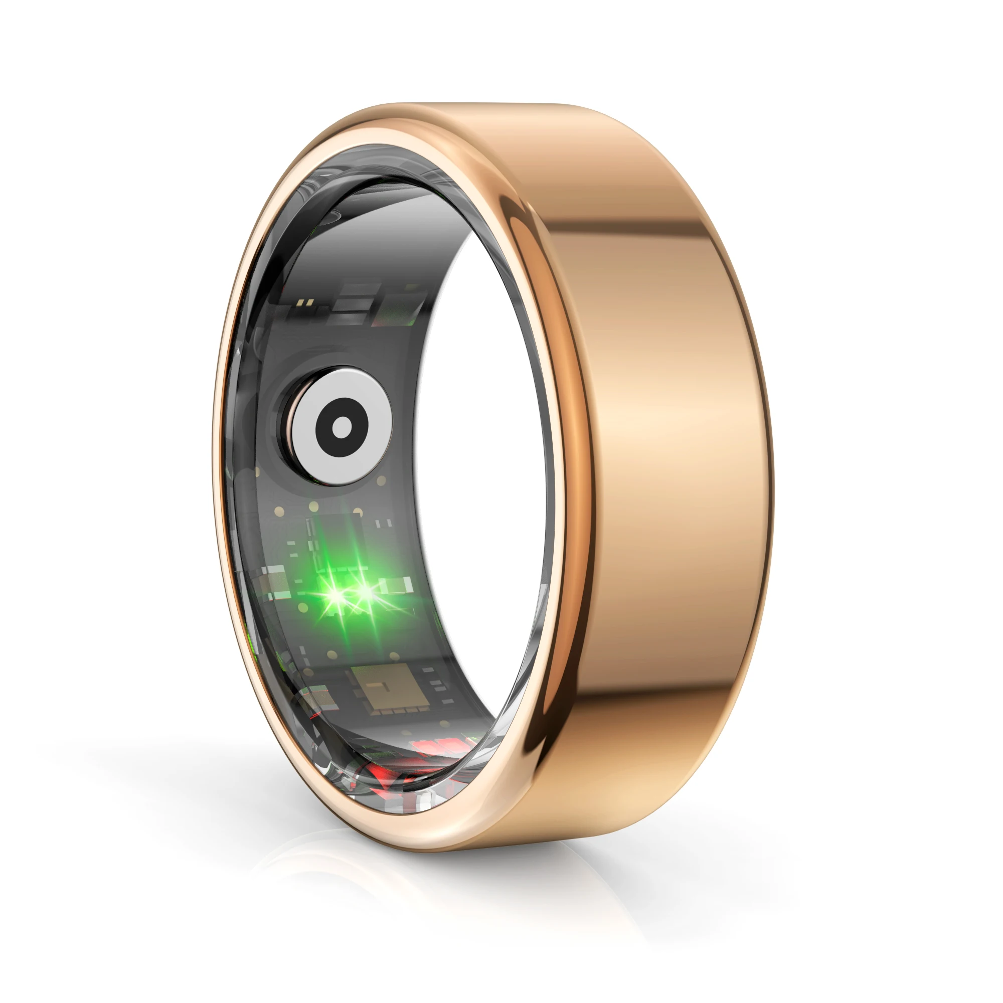 R02 Smart Finger Ring Health Tracker Heart Rate Blood Oxygen Monitoring IP68 Waterproof Sports Smart Rings for Men Women