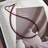 Cheap Red Glass bead+ imitate pearl