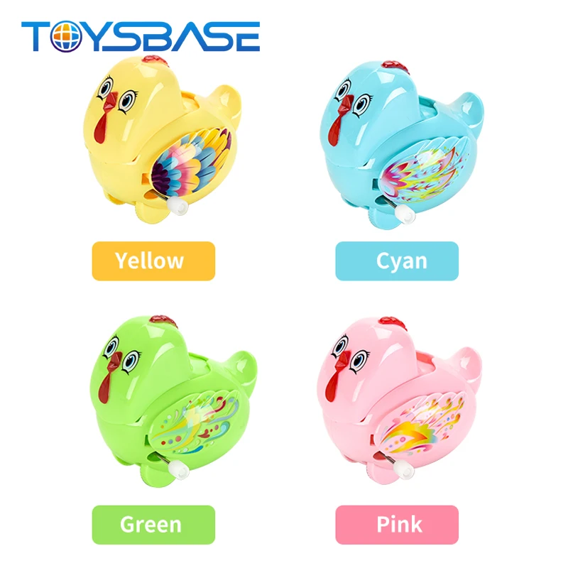 
 Оптовая продажа, забавная пластиковая мини-игрушка-Цыпленок, заводное животное  