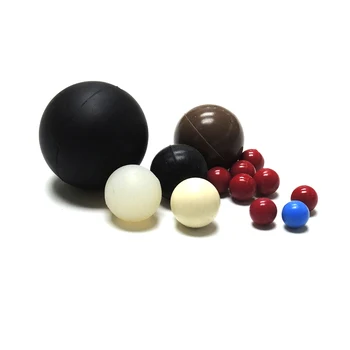Nbr 18mm Vibration Damping Ball Black  Custom Natural Solid Rubber Balls Silicone 9mm 6mm Rubber Balls With Hole