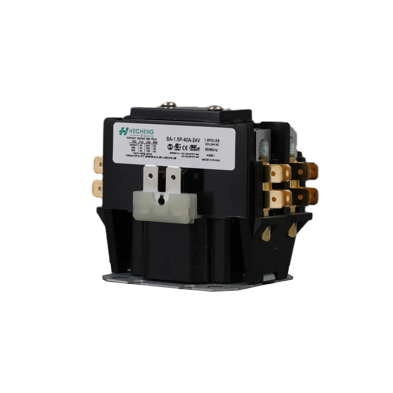 1P 1.5P 2P 3P 4P HVAC Magnetic AC Contactor 20A 25A 30A 40A 60A 90A 24V Air Conditioning Contactor