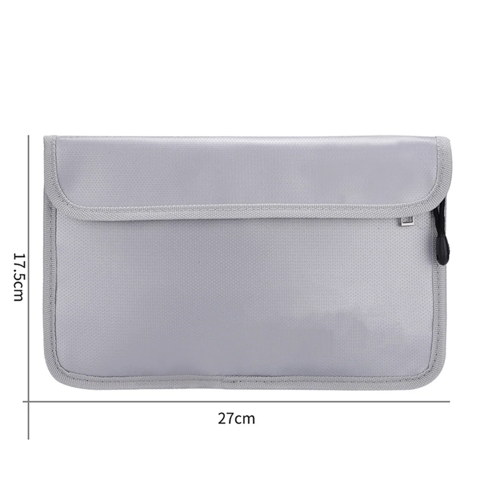 Double Zippered School Water Customized Fire Resistant Document Envelop Clutch Bag