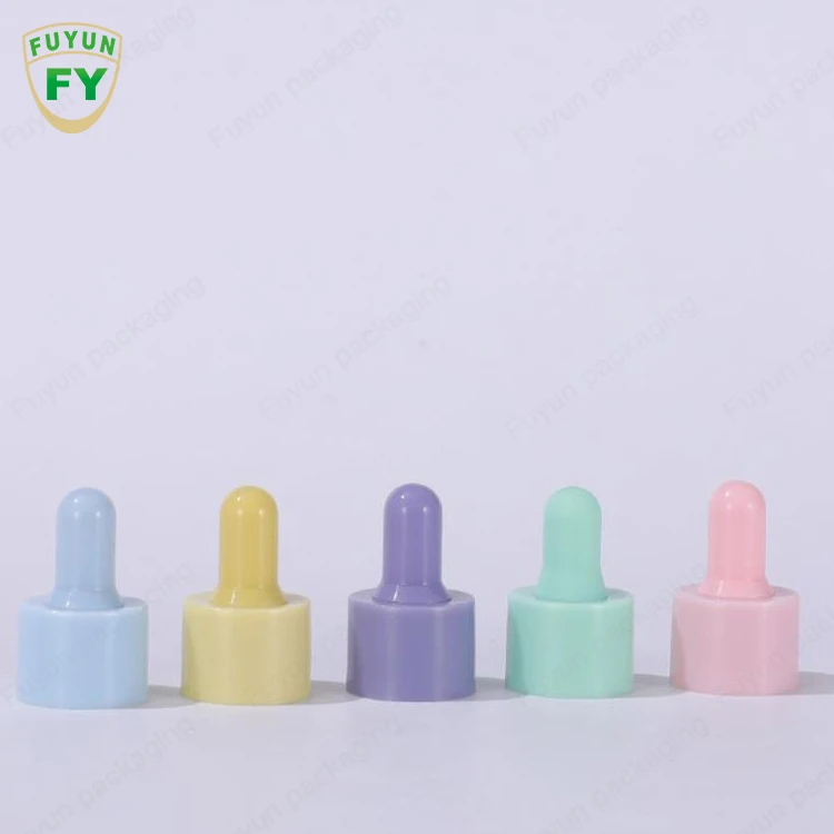 
Fuyun Wholesale Custom Skin Care Serum Bottle 30ml Pink Blue Purple Colored Essential Oil Dropper Bottles 