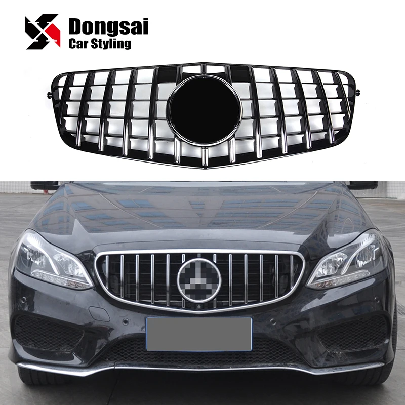dal strå Ansøger Wholesale For Mercedes Benz E Class W212 E200 E300 ABS Silver Front Bumper  Panamericana GT Grill Mesh Grille 2009+ From m.alibaba.com