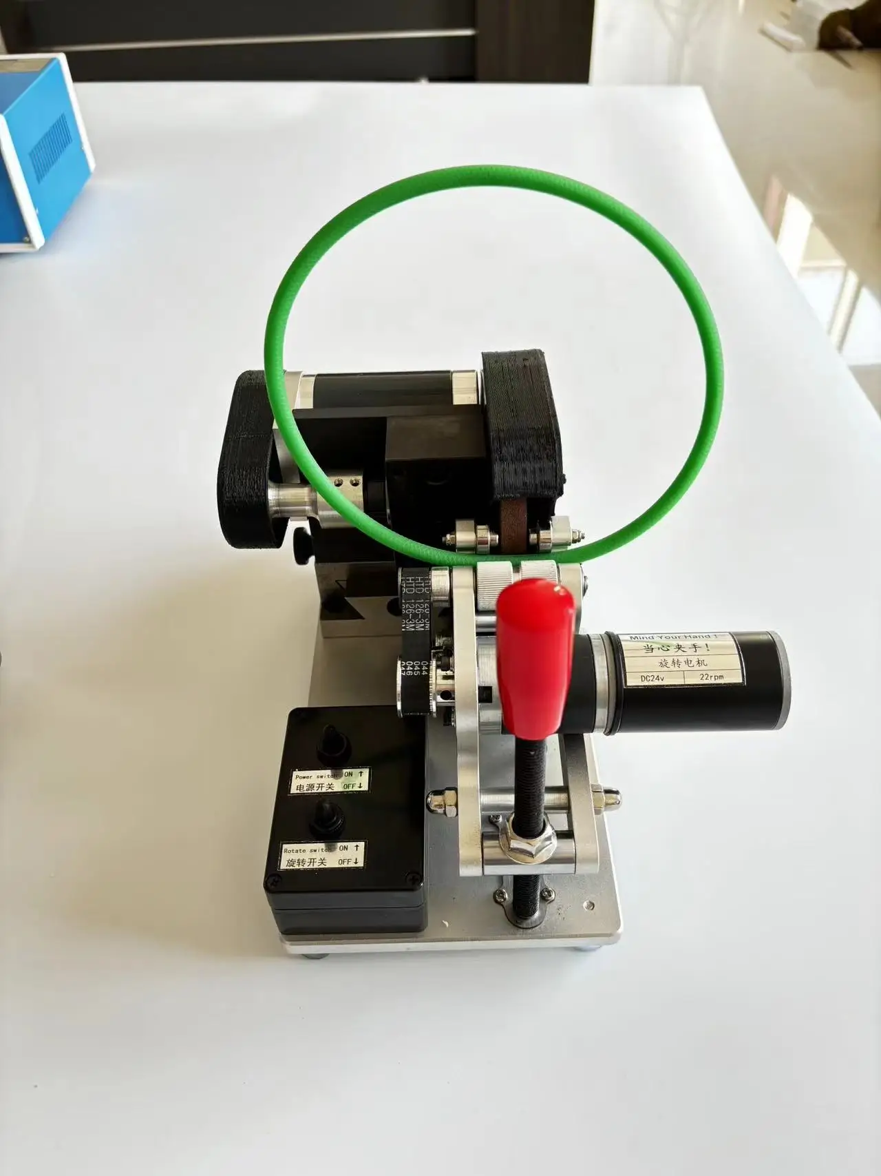 Factory Direct 220V Automatic Round Belt Sander Industrial Rubber Processing Machinery for Grinding PU & PVC Belts factory