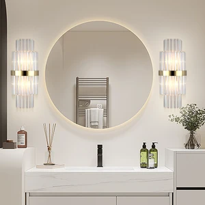 Hot Selling Indoor Modern Luxury Living Room Bedroom Crystal Wall Lamp Sconce Wall Lighting