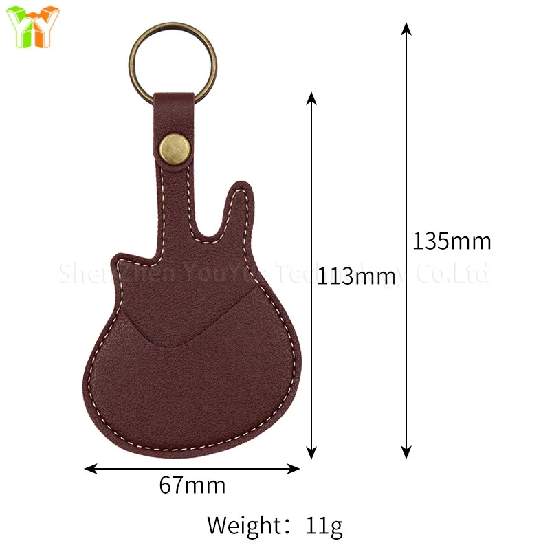 Porte-Médiator Guitare Gothique - Support En Forme De Guitariste Rock, Style Réaliste Et Audacieux