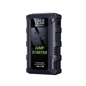 12v Car Jump Starter with Air Compressor Auto Starter Emergency Jump Booster Starter with Tire Inflator
