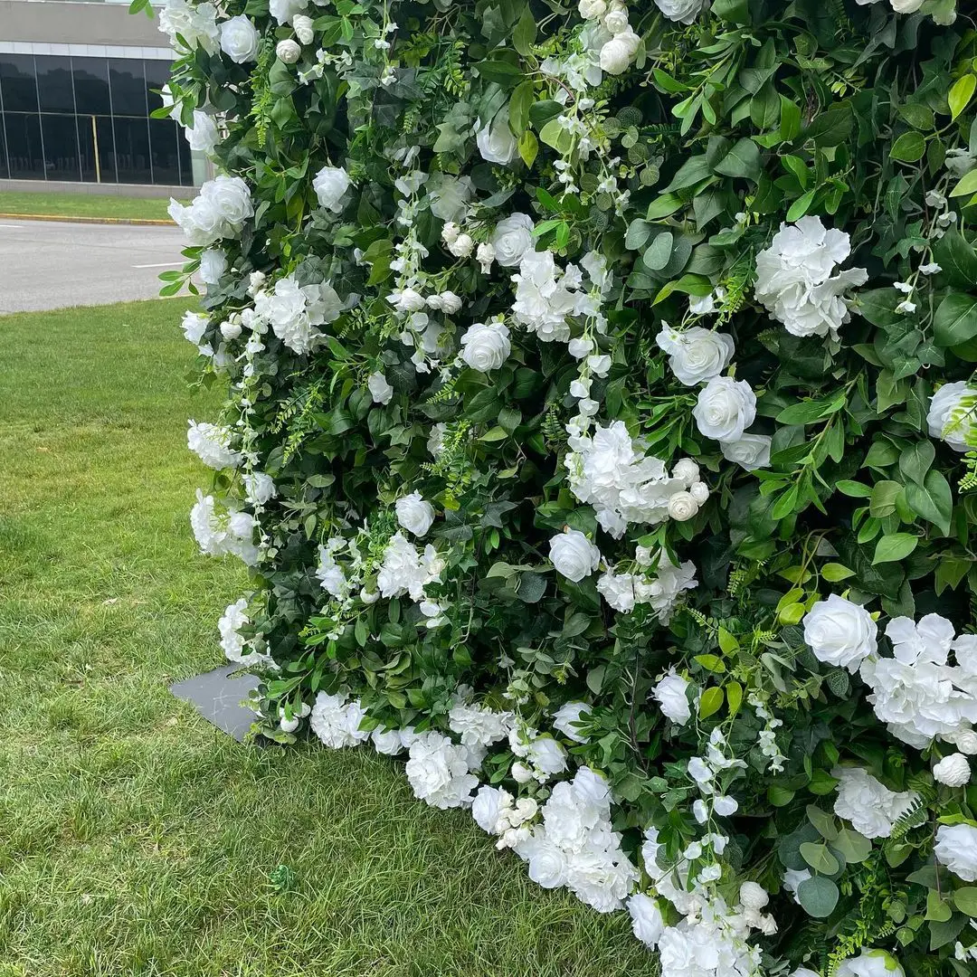 Ifg Wedding Flower Arrangement Wholesale 8*8 Ft Green And Flower Wall