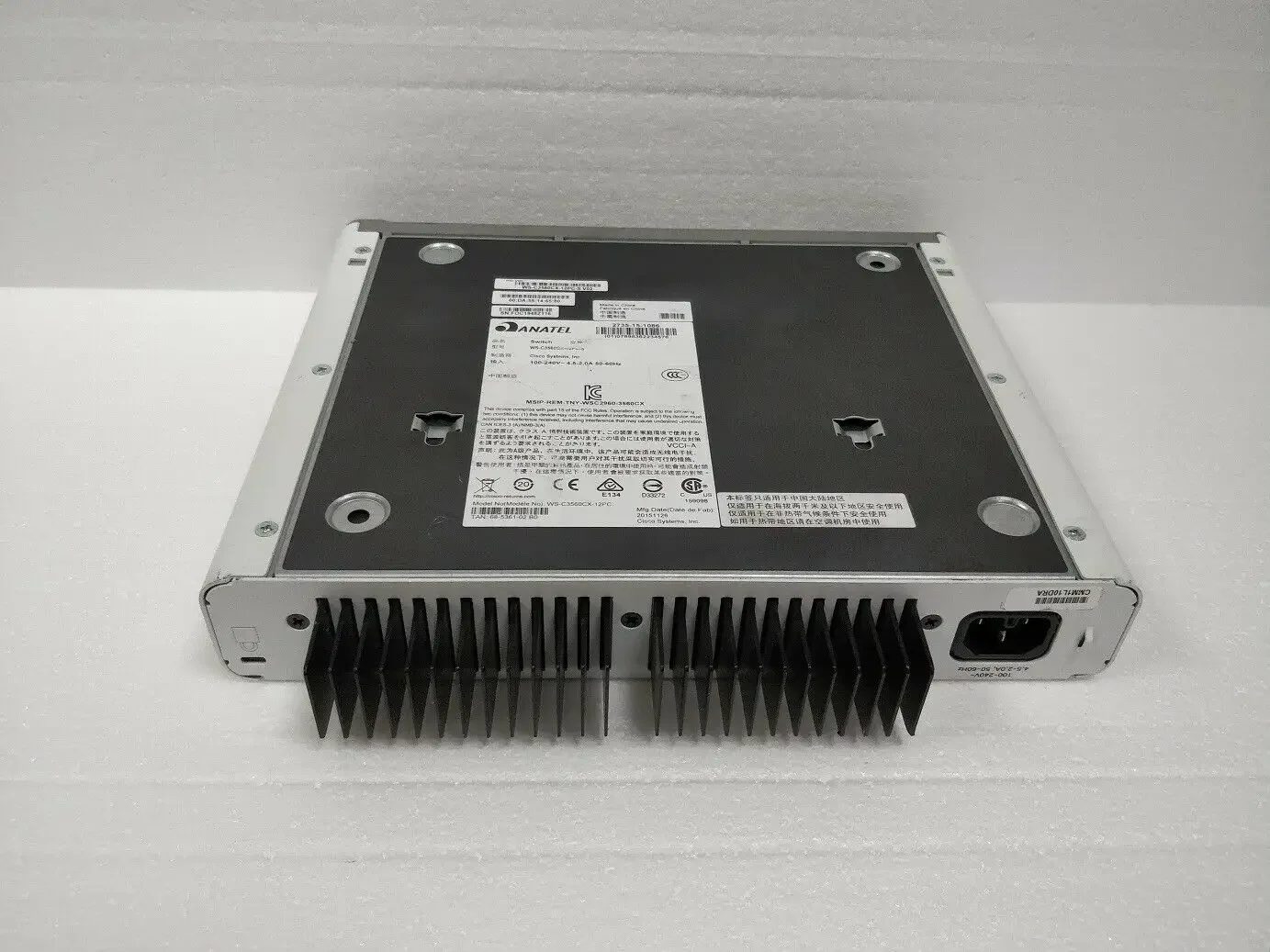 Used Cisco WS-C3560CX-12PC-S Switch - Layer 3 Poe Capabilities