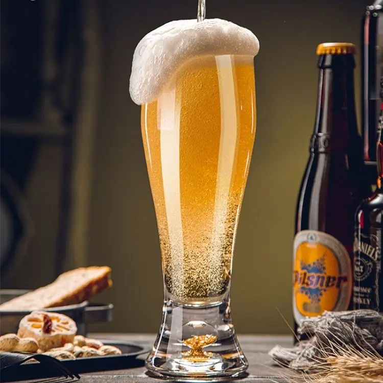 Wholesale Custom Logo Beer Glasses Set Pilsner Pint For Men Bar