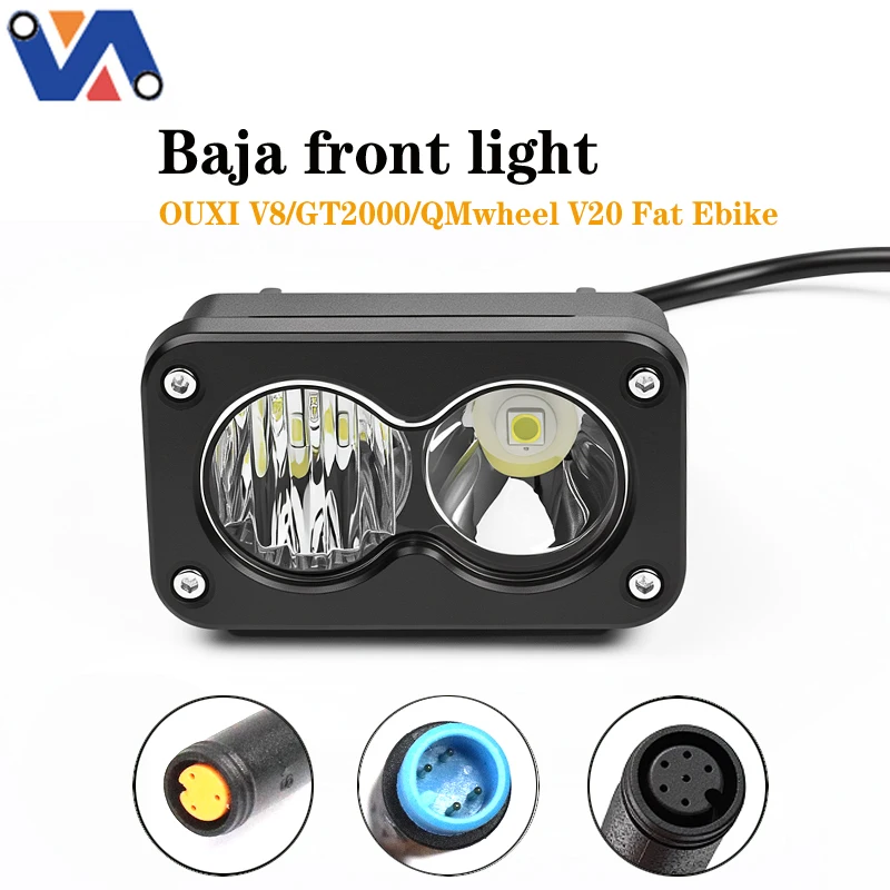 Motorcycle&Bicycle BAJA High Power Spotlight  Fit for the OUXI V8/GT2000 /V20 FAT EBike Super Bright LED Work Light