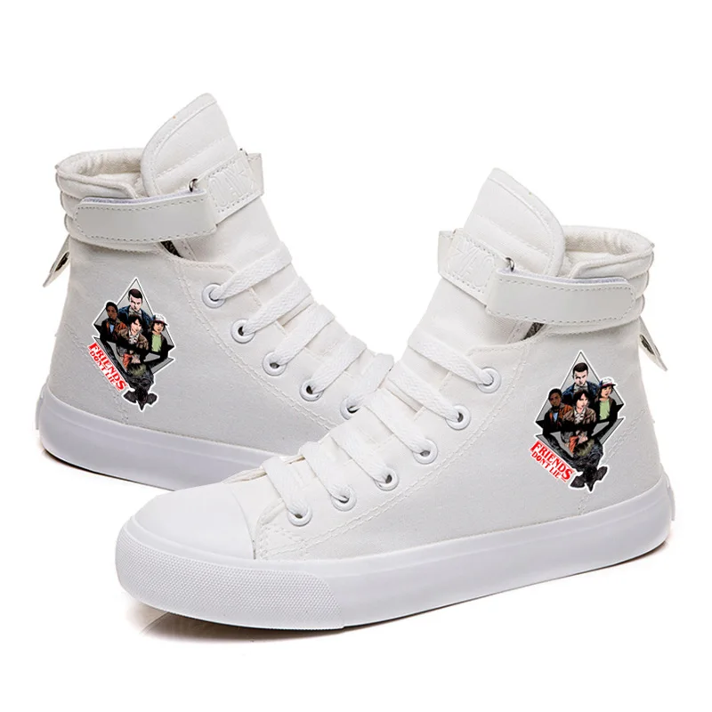 New Womens Lace up Canvas High top Fashion Athletics Sneakers Casual Flats Shoes