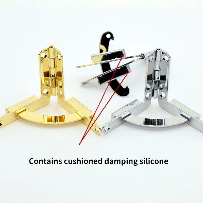 Spring Hinges for Jewelry Box Hinges Hardware Accessories Jewelry Box Fitting Supports Quadrant Hinges