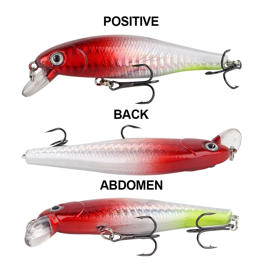 YUEYANG 10g Casting Fast Floating Plastic Minnow New Type Hot Selling Saltwater Lures Fishing Best Hardware for Big Game