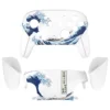 Mix color Soft Touch The Great Wave Off Kanagawa Pattern